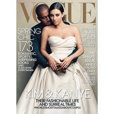 Kayne and Kim on Vogue